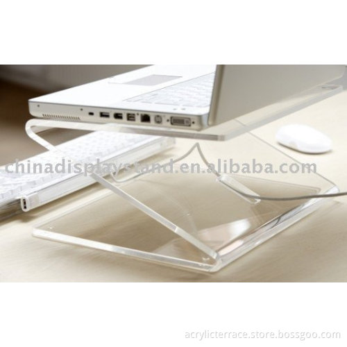 design lucite mini laptop holder stand